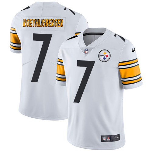 2019 Men Pittsburgh Steelers #7 Roethlisberger white Nike Vapor Untouchable Limited NFL Jersey->pittsburgh steelers->NFL Jersey